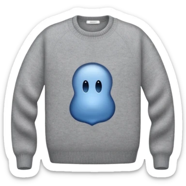 cashmere sweater grey men, just the sweater sticker
