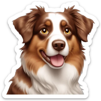 Australian Shepherd Red Merle  sticker
