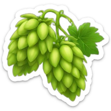 a single hop plant sticker