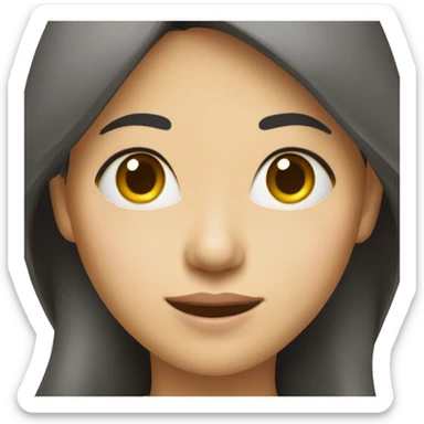 asian girl nyu stern student sticker