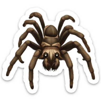 tarantula spider realistic  sticker