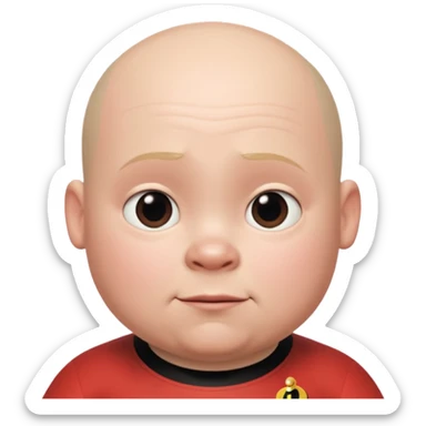 Jack-Jack (bald) from The Incredibles Movie sticker
