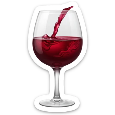 Red wine emoji sticker