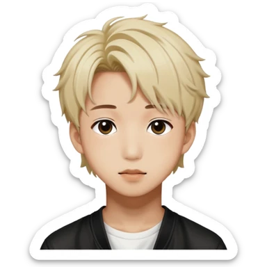 Bang Chan from Stray Kids, K-pop idol sticker