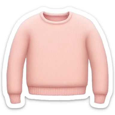 Light pink small sweater sticker