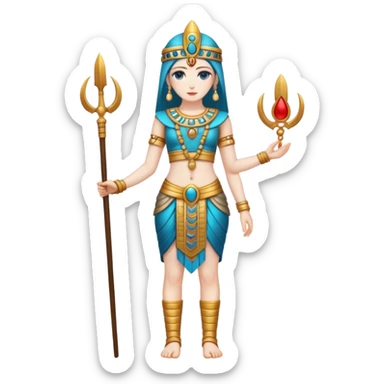 fullbody annunaki female cutie sticker