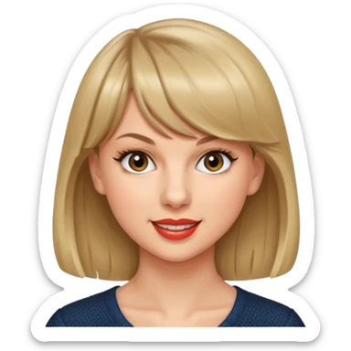 Bangs Taylor Swift  sticker