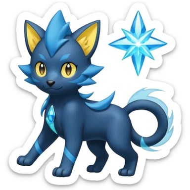 Luxio-Luxray-Dewott-fusion sticker