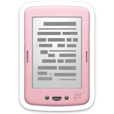 Light Pink kindle sticker