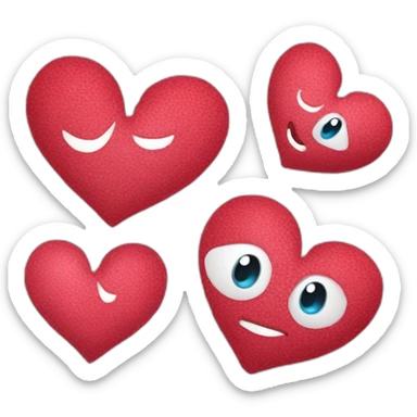 Une fée avec des coeurs autours d'elle sticker