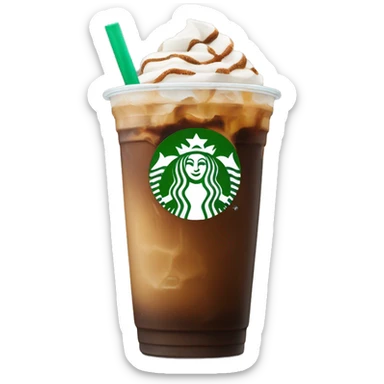 Starbucks iced coffee sticker