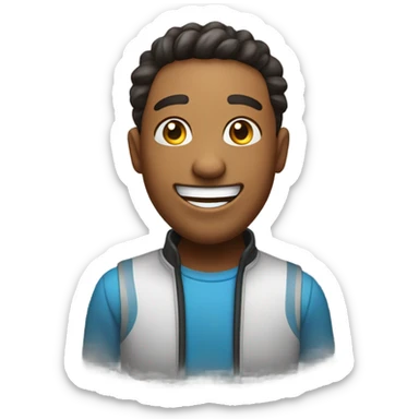 Me really happy sticker