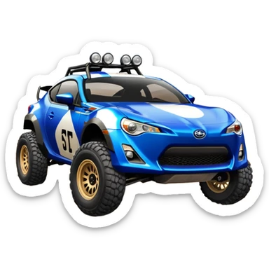 2013 scion fr-s ultramarine off road Baja dessert racer  sticker