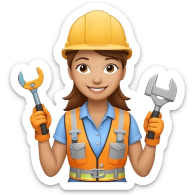 Wendy The Builder sticker