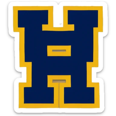 University of Michigan 2023 national champions banner sticker