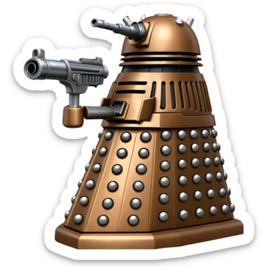 Dalek from the Doctor Who TV show sticker