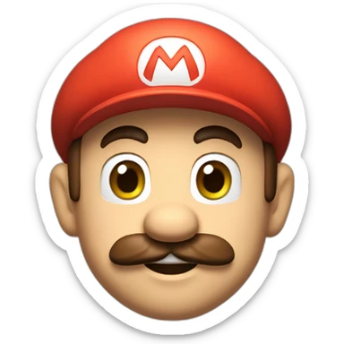 super mario that indicated you've been doing a very good job sticker