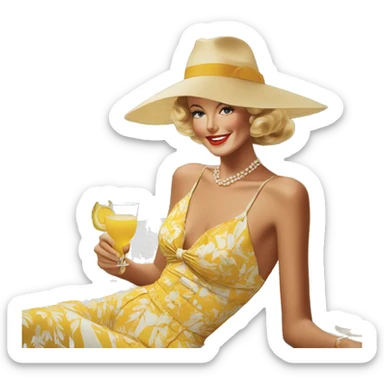 slim aarons character sticker