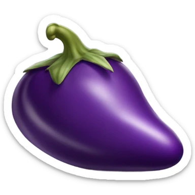 Race car licking eggplant  sticker