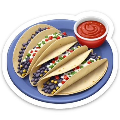 Un tacos bleu blanc rouge sticker