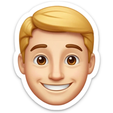 Ralph character smiling sticker