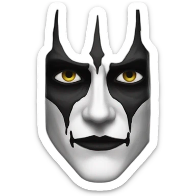 black metal corpsepaint sticker