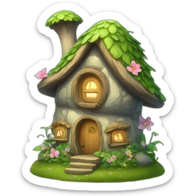 fairy house sticker