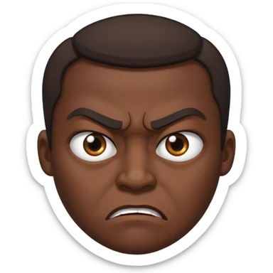 Angry Only single eye WITHOUT face sticker