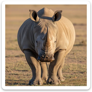 Rhino sticker