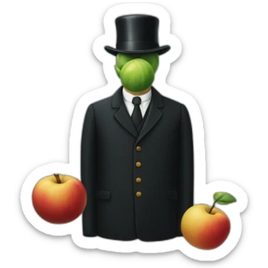 Magritte sticker