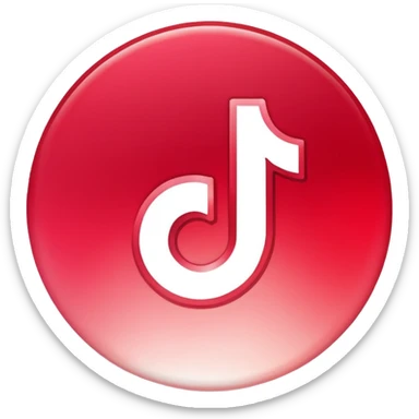 tiktok logo koji sija i ima transparentnu pozadinu sticker