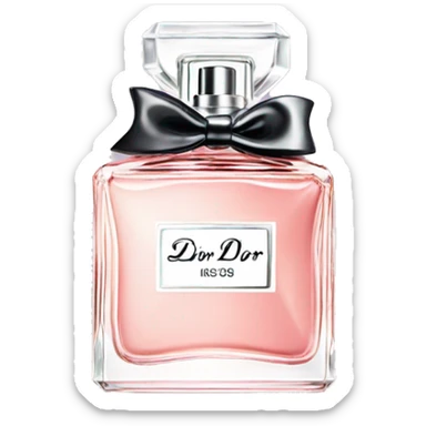 Miss dior perfume sticker