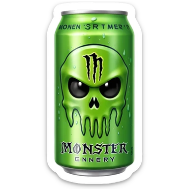Monster energy drink sticker