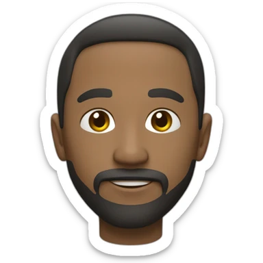 Un homme qui s'appelle Adrien qui a une tête choquer sticker