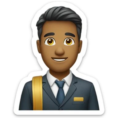 asesor inmobiliario joven sticker