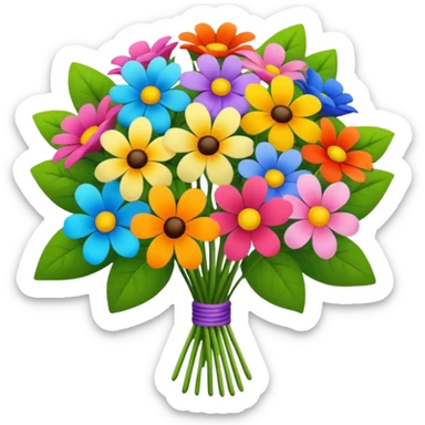 BUQUE DE FLORES sticker