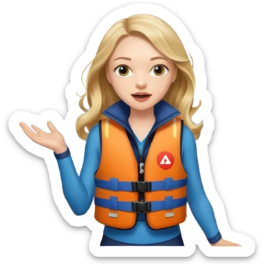 amanda seyfried singing on a boat sticker