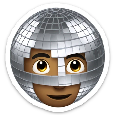 a man in the form of a disco ball



 sticker