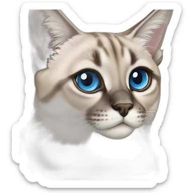lynx-point-siamese-cat-blue-eyes sticker
