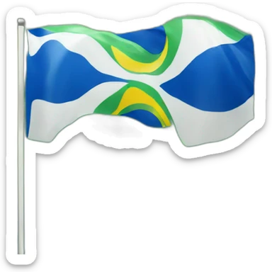 rio de janeiro flag sticker