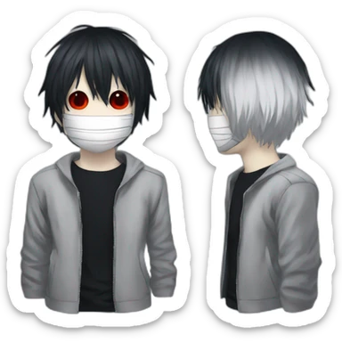 Kaneki tokyo ghoul sticker
