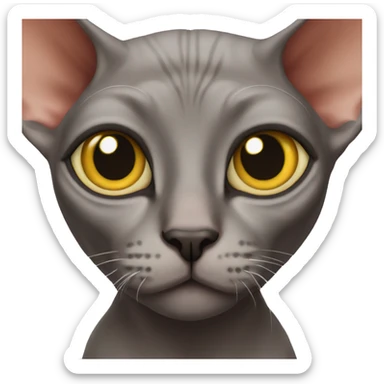 The sphinx cat sticker
