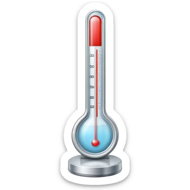 medical thermometer sticker