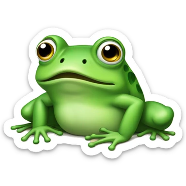 frog depress sticker