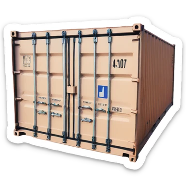 container 40 feet sticker