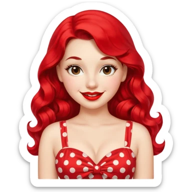 pinup girl sticker