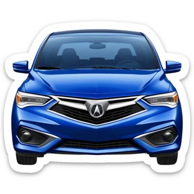 Blue Acura ilx 2022 sticker