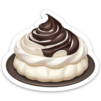 Pavlova base sticker