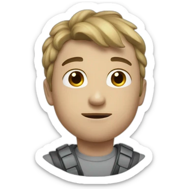 aniallator8 with a cute face sticker