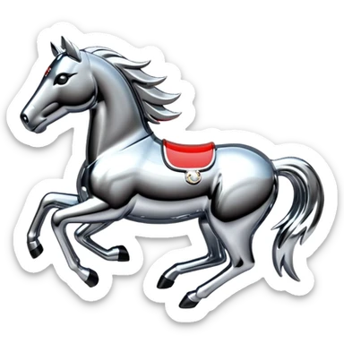 Mustang logo sticker